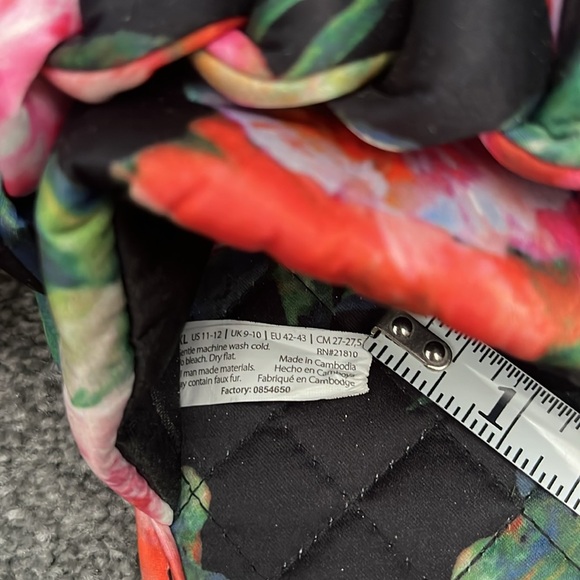 NINE WEST Women's Floral Slide Sandals - Womens XL 11 12 - Picture 7 of 8